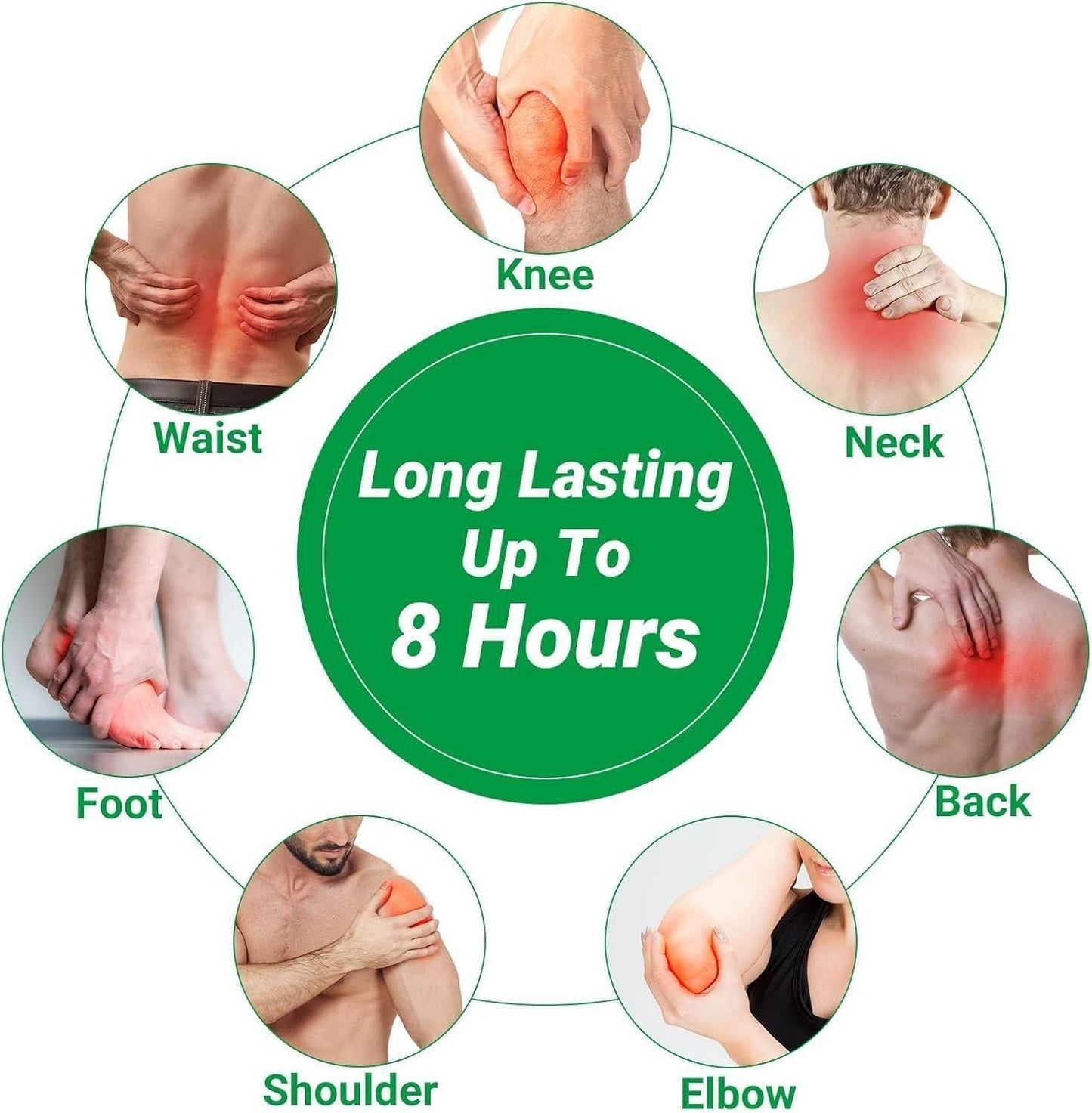 Natural Heat Knee Patches – Fast Pain Relief – Buy 10 Get 10 Free