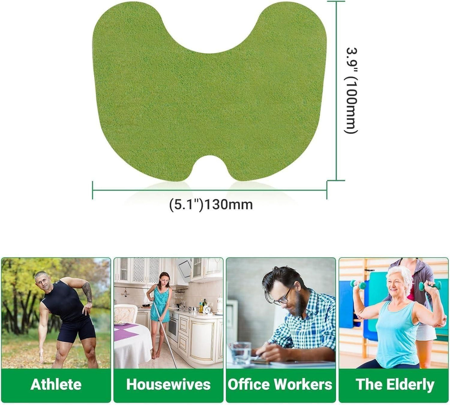 Natural Heat Knee Patches – Fast Pain Relief – Buy 10 Get 10 Free