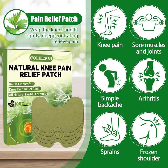 Natural Heat Knee Patches – Fast Pain Relief – Buy 10 Get 10 Free