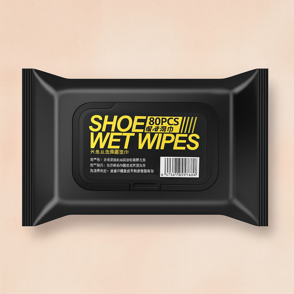 🧽 Natural Sneaker & Shoe Cleaner Wipes (Pack of 80)