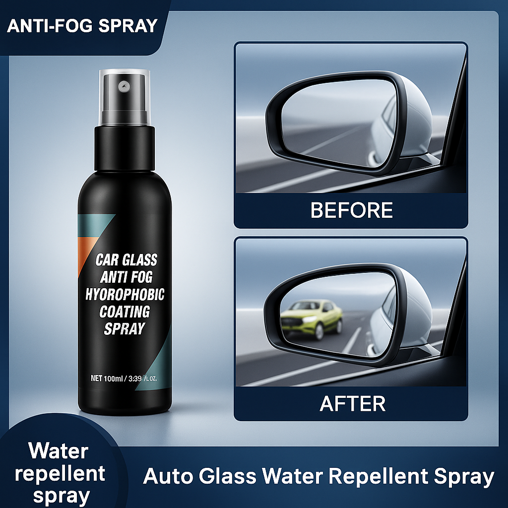 ClearDrive Car Glass Anti-Fog & Rain-Repellent Spray 100 ML - Buy 1 Get 1 Free