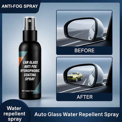 ClearDrive Car Glass Anti-Fog & Rain-Repellent Spray 100 ML - Buy 1 Get 1 Free