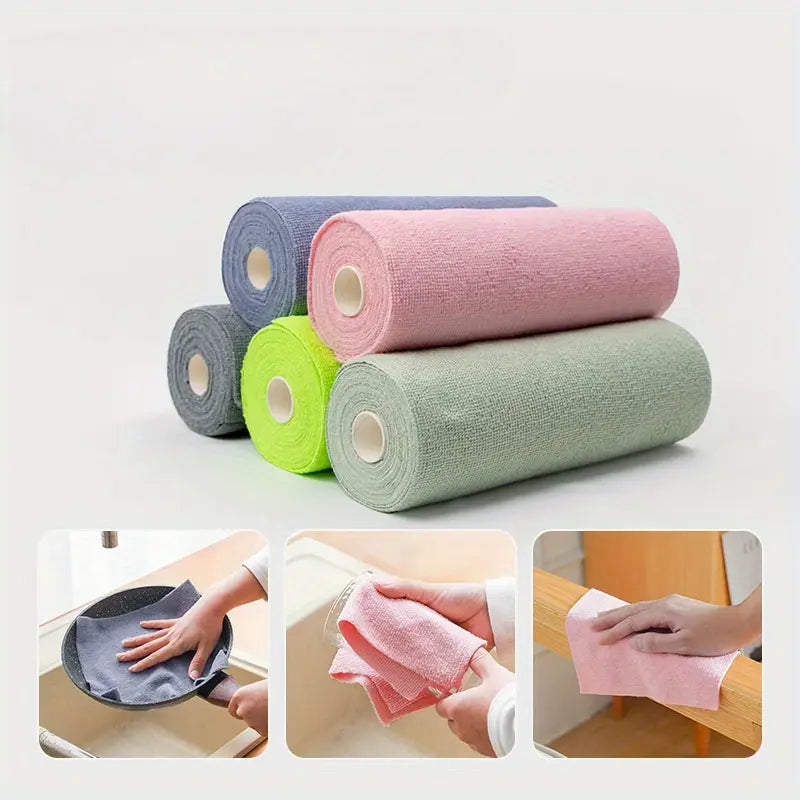 UltraCloth™ Reusable Microfiber Cloth – 25 Count Roll