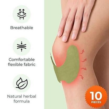 Natural Heat Knee Patches – Fast Pain Relief – Buy 10 Get 10 Free