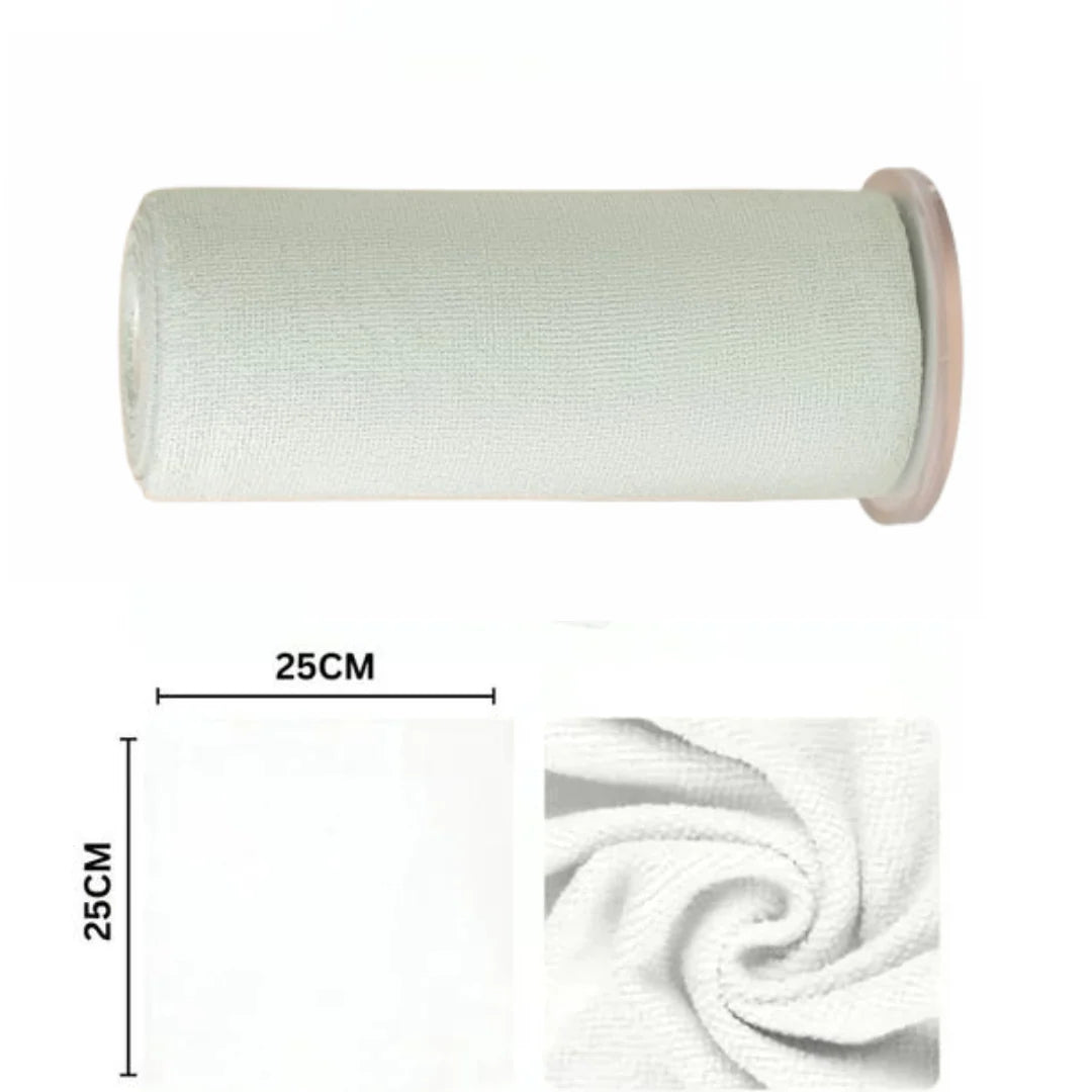 UltraCloth™ Reusable Microfiber Cloth – 25 Count Roll
