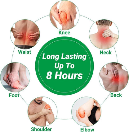Natural Heat Knee Patches – Fast Pain Relief – Buy 10 Get 10 Free
