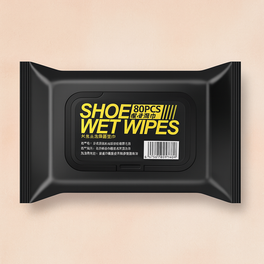 🧽 Natural Sneaker & Shoe Cleaner Wipes (Pack of 80)